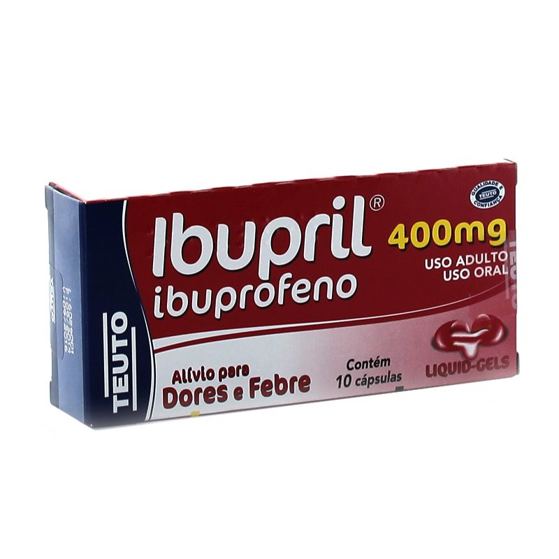 Ibupril 400mg com 10 Cápsulas