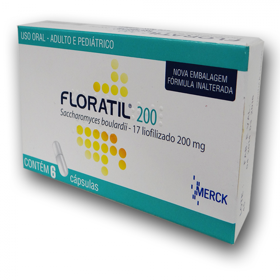 Floratil 200mg - 6 capsulas