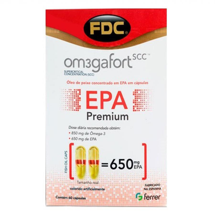 FDC Omega 3 EPA Premium 650mg com 60 Capsulas