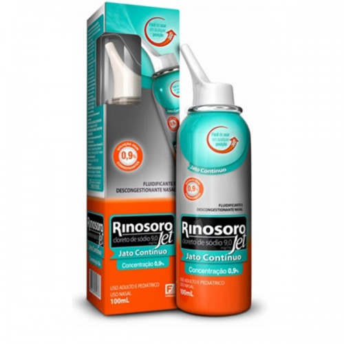 Rinosoro jet 0,9% jato continuo com 100ml