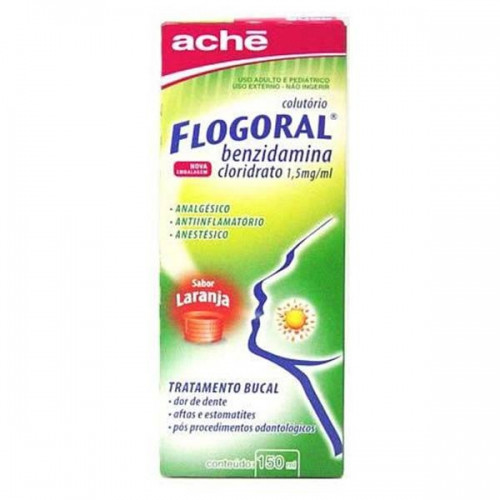 Flogoral Colutório 150ml Sabor Laranja