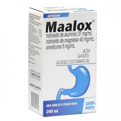 Maalox Plus 240mL Sabor Menta