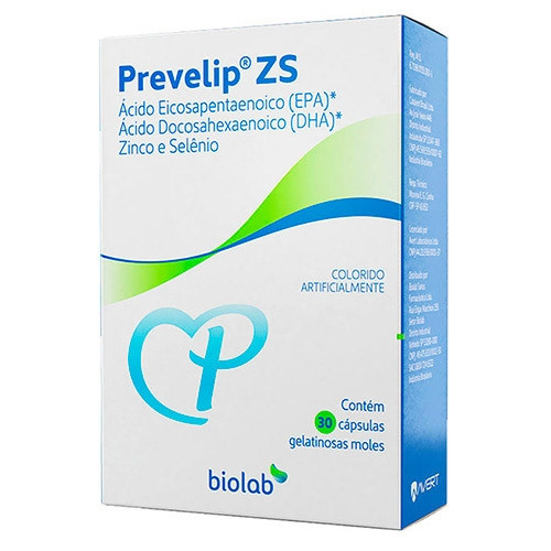 Prevelip ZS com 30 Cápsulas