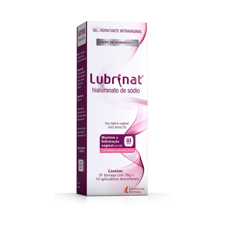 Lubrinat Gel Hidratante Intravaginal 30g + 10 Aplicadores 