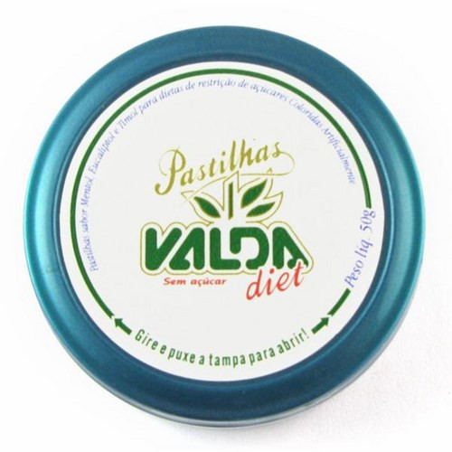 Pastilhas Valda Diet 50g