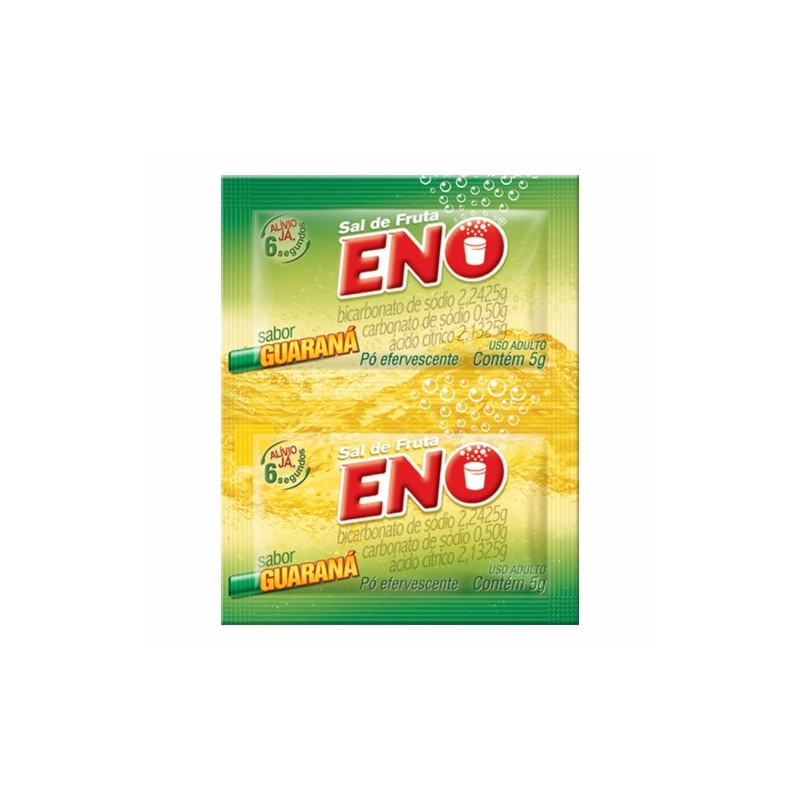 Sal de Fruta Eno Guarana 5g com 2 Envelopes