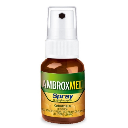 Ambroxmel Spray Mel e Gengibre 30ml