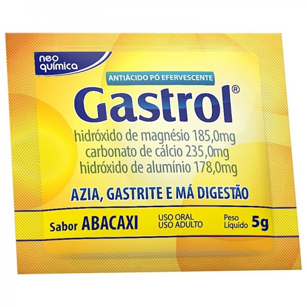 Gastroliv Envelope Sabor Abacaxi com 5g