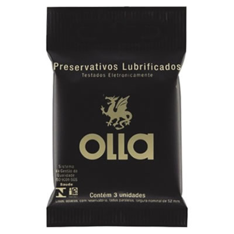 Preservativo Olla Lubrificado 3 Unidades